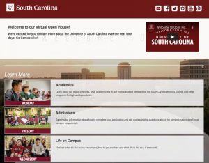 University of South Carolina Virtual Open House